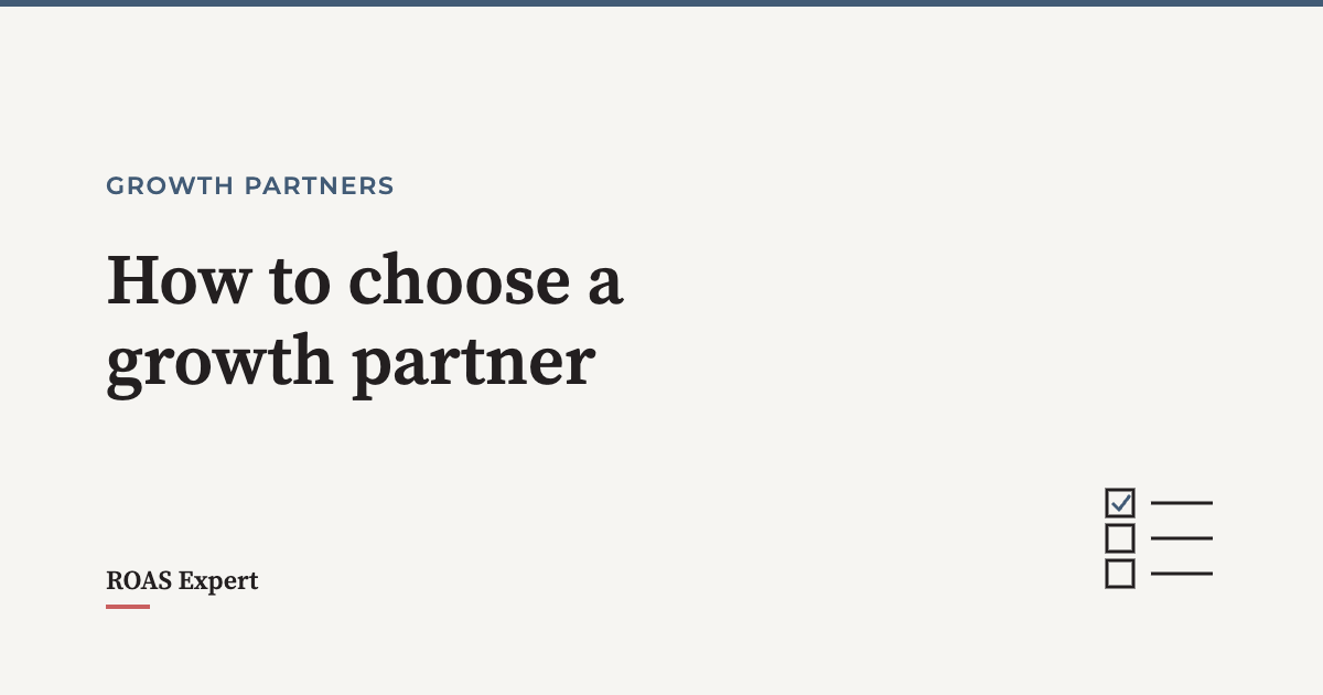 Cover image for the post: How to choose a growth partner: the questions to ask before you sign