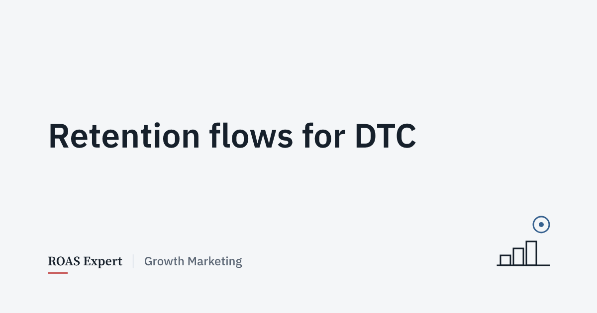 Cover image for the post: Retention flows for DTC: email and SMS that shorten CAC payback