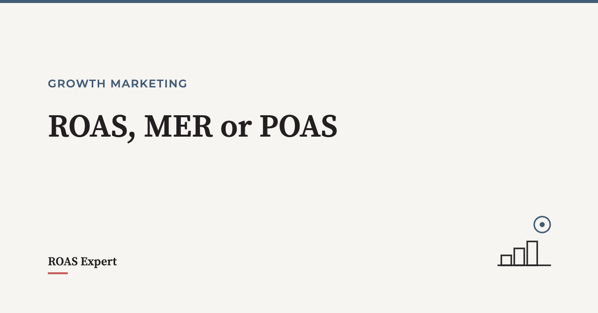 Cover image for the post: ROAS, MER or POAS: which number to run a DTC brand on